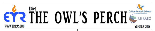 From The Owl's Perch June 2018